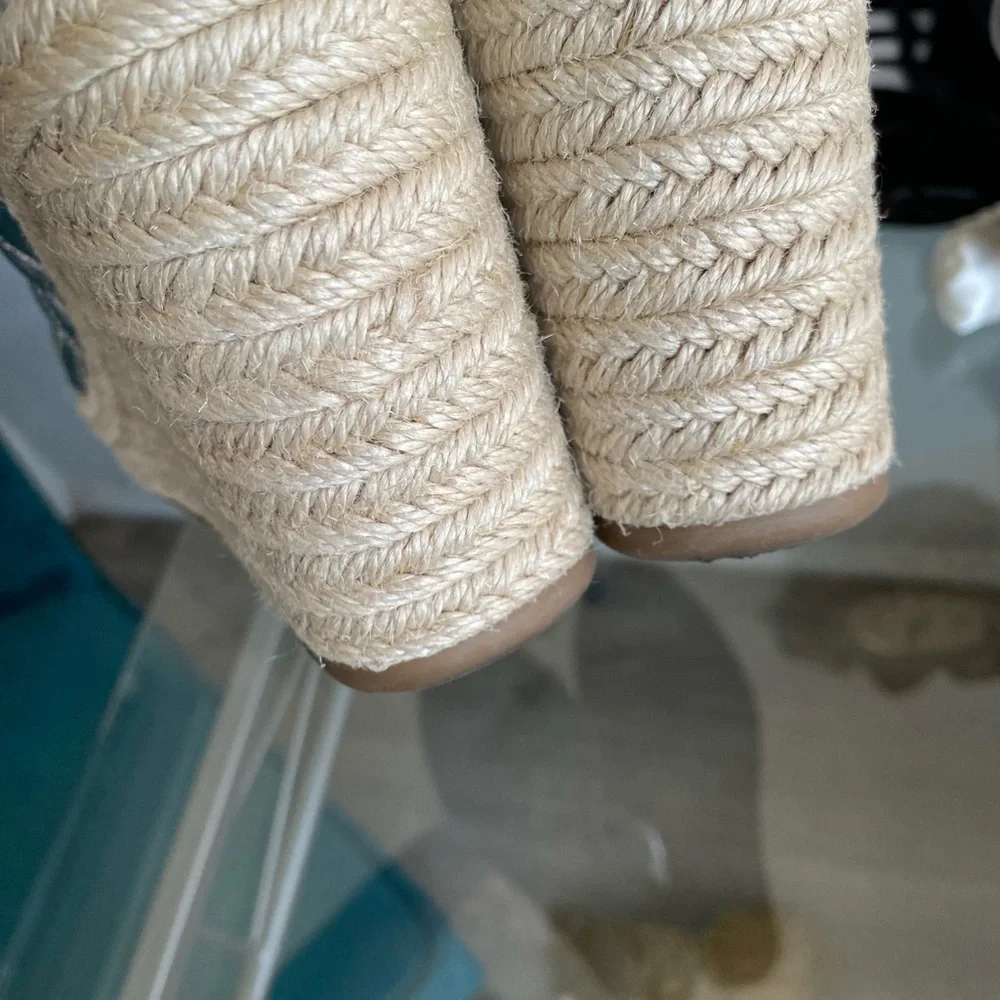 KARL LAGERFELD SILVER ESPADRILLES